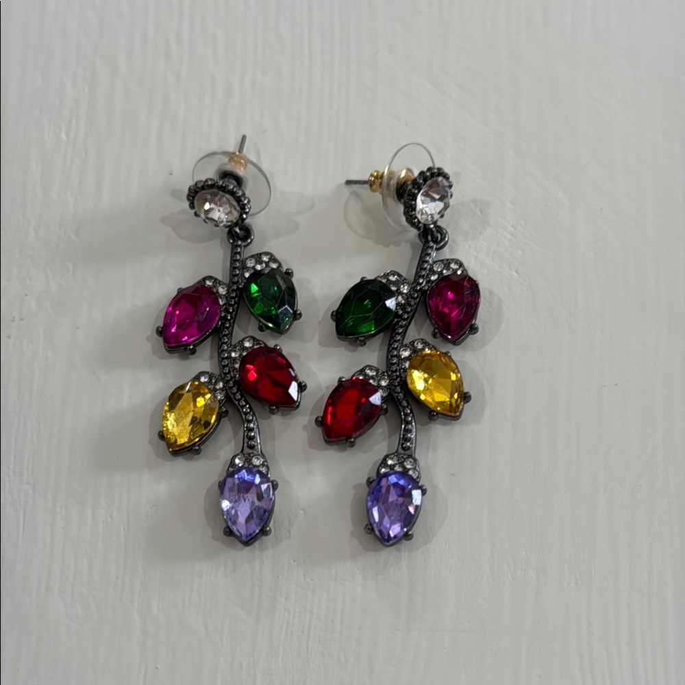 Multicolor Earrings And Ring Set - image 2
